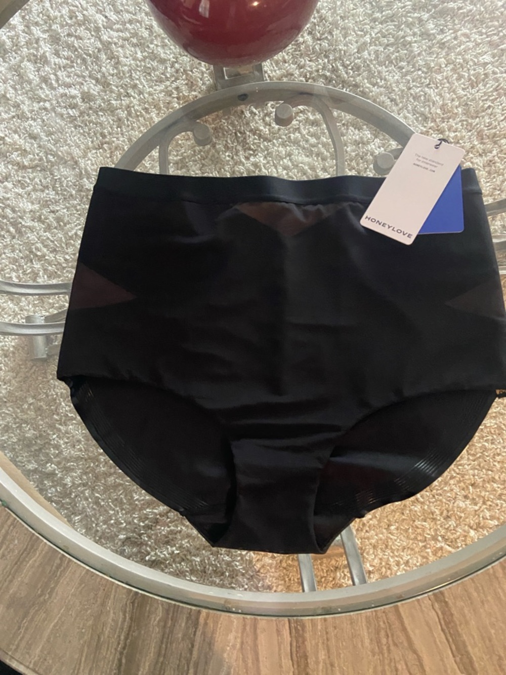 Honeylove Black High-Waist Shaping Briefs